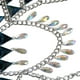 thumbnail image 5 of Mujeres Rhinestone Body Cadena Collar Joyas Arnés Hugo Rhinestone Bla Bikini, 5 of 10