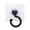 Black, variant on 360 Rotating Nail- Non-marking Ceiling Hook Punching Large Mosquito Net Curtain Hook Household Viscose(One Size,White)