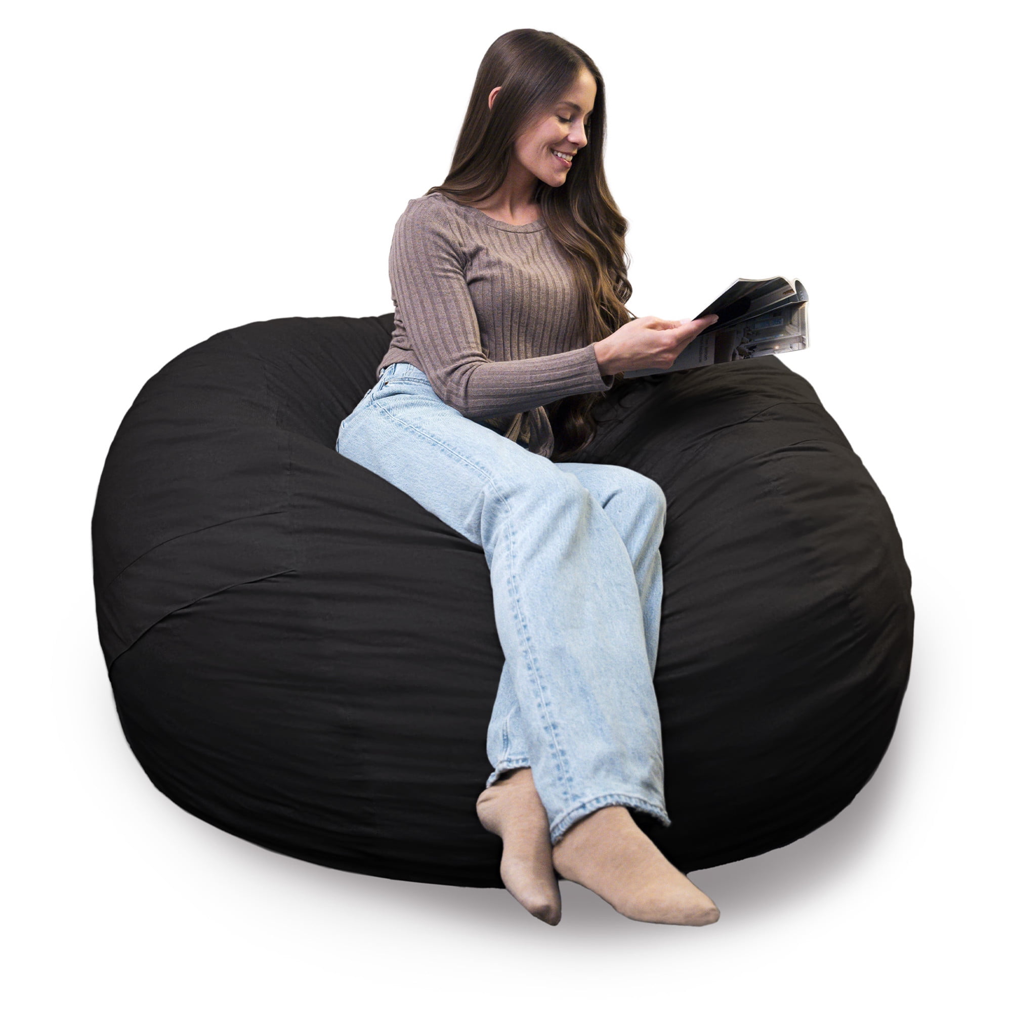 Big Joe Fuf Media Lounger with Removable Cover - Indoor Living