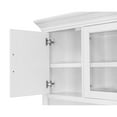 thumbnail image 4 of Modern Wood Hutch With Doors Storage Hutch Fully Assembled White, 4 of 8