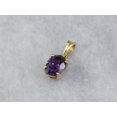 thumbnail image 2 of Genuine Amethyst Pendant, February Birthstone, Birthstone Necklace, Necklace For, 2 of 3