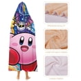thumbnail image 4 of Kirby Hooded Blanket Poncho Wearable Blanket Hoodie Cozy Soft Warm Flannel Fleece Throw Blanket for Women Men Boys Girls, 4 of 7