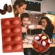 thumbnail image 3 of Fiudx Molde de Chocolate con Forma de Huevo de Pascua, Antiadherente de Grado Alimenticio, Flexible y Reutilizable, Ideal para Hacer Tartas de Chocolate, Fondant y Gelatina, Fácil de Limpiar, Perfect, 3 of 6