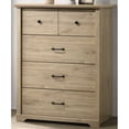 thumbnail image 2 of Cterwk 32"W 4 Drawer Dresser with Handles, Perfect for Bedroom, Living Room, Light Brown, 2 of 6