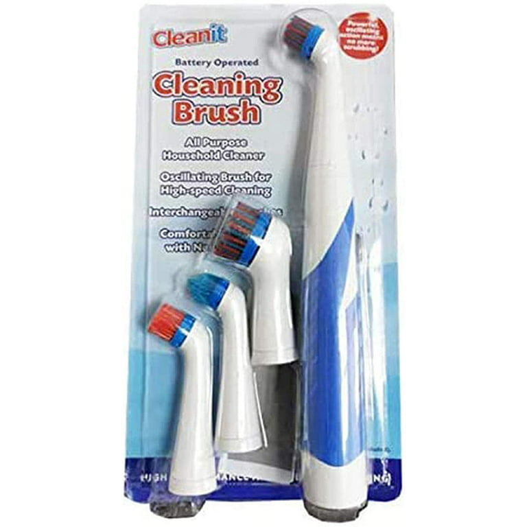 Reveal Power Scrubber Sonic Scrubber Electric Cleaning Brush with 4 Brush  Head for Tub 