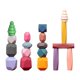 thumbnail image 5 of 18 piezas de equilibrio de madera, piedras apilables, rocas, juegos de clasificación y apilamiento, bloques de construcción para niños, 5 of 9