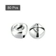thumbnail image 3 of 10mm Jingle Bells Craft Bells Carbon Steel Electroplating Silver Tone 80 Pack, 3 of 5