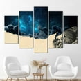 thumbnail image 5 of Smoking Old Man Wall Art, Space Poster, Surreal Artwork, Smoking Out in Space Printed, Modern Canvas Art, Abstract Wall Decor, Canvas Wall Decor - 3P-Natural Framed, 5 of 9