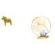 thumbnail image 1 of Figura de escritorio,Estatua tradicional sueca del caballo de Dala,Figura creativa del caballo Dalecarliano,Estatua de hoja,Estatua de hoja para decoración del hogar,manualidades y obras de, 1 of 8