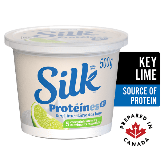 Silk Yogourt Protéiné Végétal, Lime des Keys, à base de Noix de Coco