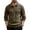 02# Army Green, variant on Mens Sweatshirts Heavyweight Corduroy Casual Stand Collar Sweatshirt Mock Neck 1/4 Button Pullover Sweaters Mint Green M