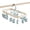 Blue, variant on Folding Laundry Drying Rack with Multiple Clips, Space Saving Socks and Underwear Hanger, Portable Clothes Drying Accessory, Drip Hanger for Home, Pink