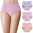 thumbnail image 2 of Clothing 2025 Incontinence Underwear for Women Washable Seamless Leakproof Underwear for Women Reusable Womens Incontinence Underwear Bladder Leak Proof Underwear for Women 3 Packs, 2 of 6