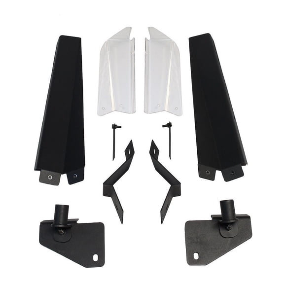 Go Rhino Safety Division Rear Seat Partition Panel 570331 For Go Rhino Public Safety Partitions; Includes Upper and Lower Filler Panels; Use Existing Brackets