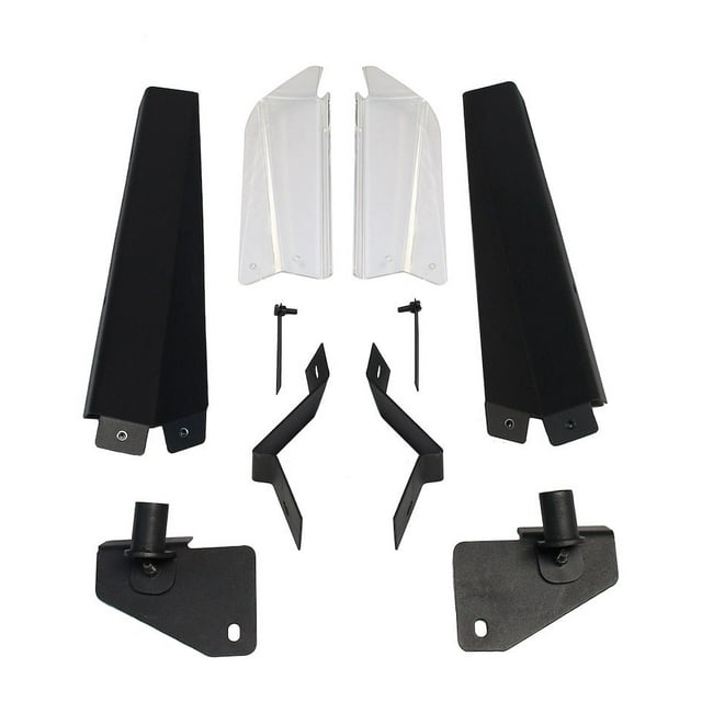 Go Rhino Safety Division Rear Seat Partition Panel 570331 For Go Rhino Public Safety Partitions; Includes Upper and Lower Filler Panels; Use Existing Brackets