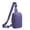 Dark Purple, variant on Mini Crossbody Sling Bag Chest Bag Dual Pocket Water Resistant Fanny Pack Running Phone Holder for Men Women Workout Travelling