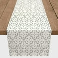 thumbnail image 2 of Creative Products Tile Pattern Gray 5 16 x 90 Poly Twill Table Runner, 2 of 3