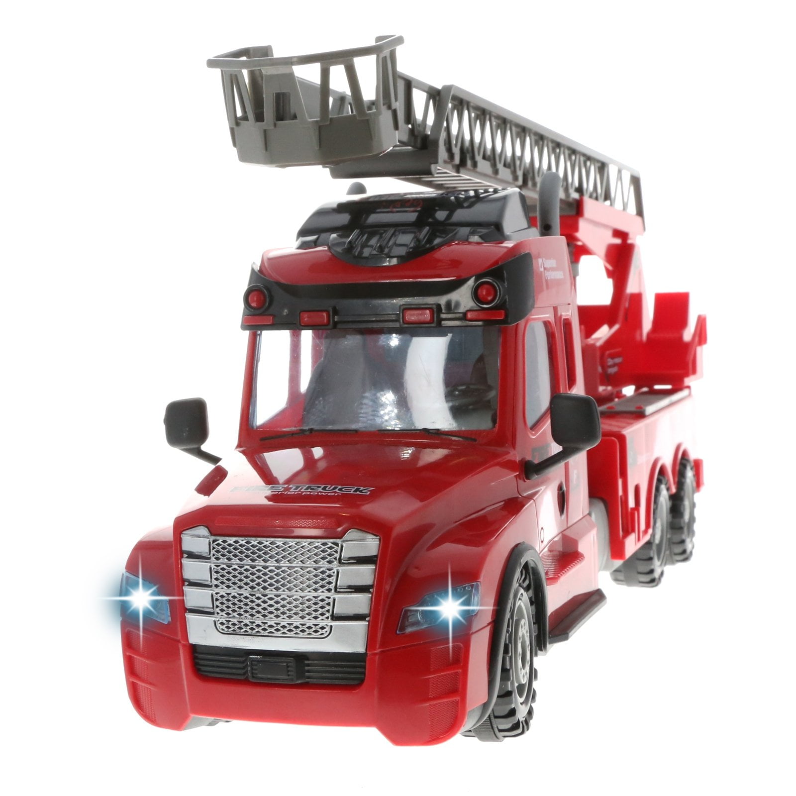 Remote Control Fire Truck KidFun Fire Engine Light up Remote Control RC Fire Truck, Ages 3-12