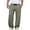Army Green, variant on TOMVIGX Mens Baggy Sweatpants Oversized Wide Leg Sweatpant Loose Fit Drawstring Elastic Waist Trousers Hiking Athletic Joggers with Pockets Army Green L