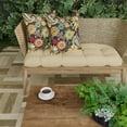 thumbnail image 2 of Jordan Manufacturing 18" x 18" Gaya Pizzazz Multicolor Floral Square Outdoor Throw Pillow, 2 of 10