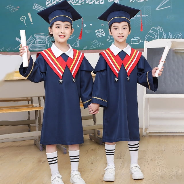 Tenue de Graduation pour Adolescent Ensemble Deux Pièces Robe de Graduation Taille 10-12 Ans Vêtements pour Enfants