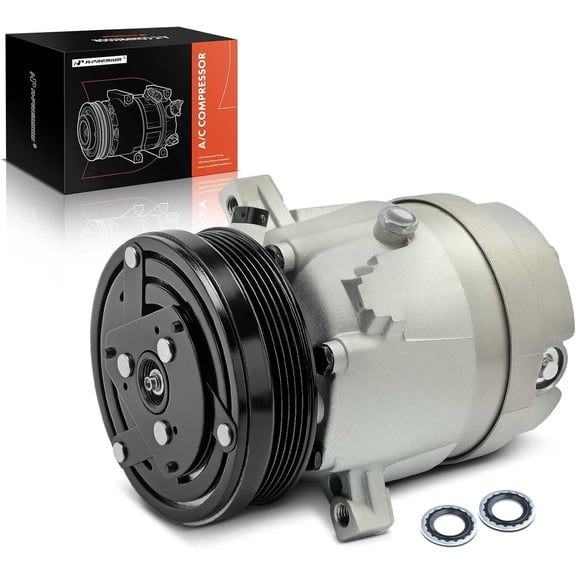 A-Premium AC Compressor with Clutch Compatible with Buick Skylark Chevrolet Beretta Cavalier Corsica Pontiac Grand Am Sunfire Oldsmobile Achieva Fits select: 2001-2002 CHEVROLET CAVALIER BASE/CNG