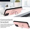 thumbnail image 4 of Allytechgroup iPhone 13 Mini Wallet Case for Women Men, Premium PU Leather Shockproof Hand Wrist Slim Fit Back Cover Phone Case for iPhone 13 Mini, Rosegold, 4 of 6