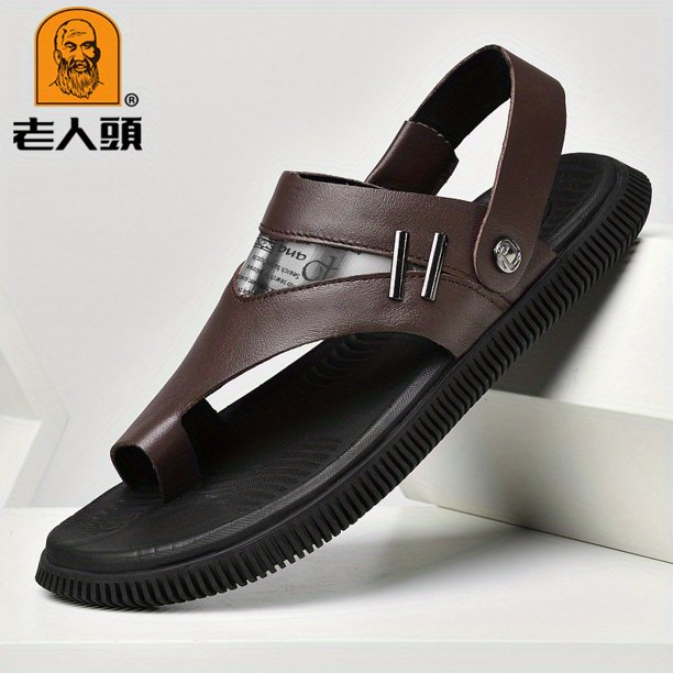 LAORENTOU Sandalias antideslizantes resistentes al desgaste para hombres, chanclas cómodas de secado rápido, zapatos de playa, verano