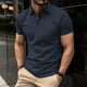 thumbnail image 3 of Camiseta de manga corta lisa para hombre, informal, de vacaciones, para fitness, para verano, para actividades al aire libre, 3 of 5