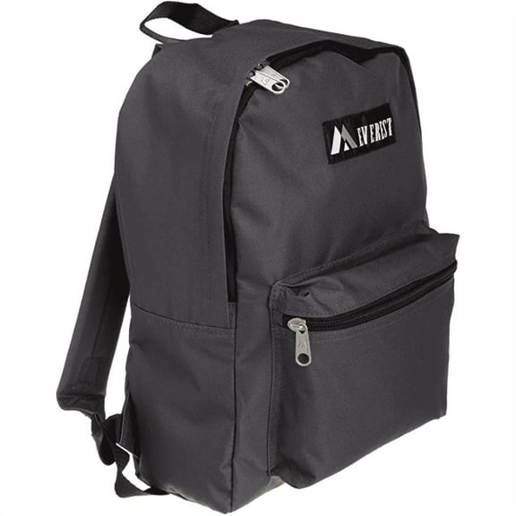 Everest Luggage Basic Backpack, Charcoal, Medium