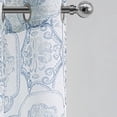 thumbnail image 3 of VCNY Home Adale Blue Medallion Grommet Sheer Curtain Panel, 54" x 84", 3 of 5