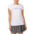 thumbnail image 1 of Ntd T-Shirts Graphiques Juniors pour Filles Brooklyn, Blanc, Petit, 1 of 1