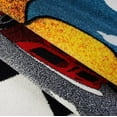 thumbnail image 3 of Ladole Rugs Red and Black Car on Road polypropylene Kids Area Rug Carpet in Multicolor, 6x9 (6'2" x 9'2", 190cm x 280cm), 3 of 5
