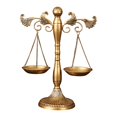 thumbnail image 2 of Balance Scale Tray Jewelry Stand Metal Storage Organizer Unique Decor for Home Office Tabletop, 2 of 9