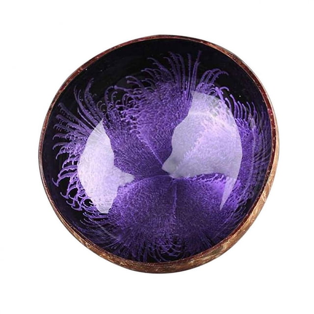 Cuenco De Caramelo Para Llaves De Cáscara De Coco Natural, Sección De Almacenamiento De Llaves De Mesa, Cuenco De Coco, Cuenco De Almacenamiento De Adorno De Tinta Speravity HA026251-02