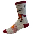 thumbnail image 3 of Men's Ride Em Cowboy Socks Funny Horseback Riding Desert Sun Novelty Western Footwear, 3 of 4