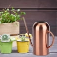 thumbnail image 2 of 1.5L Garden Watering Can - Stainless Steel Long Spout Garden Watering Can Copper Red, 2 of 5