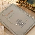 thumbnail image 2 of Xingzhi Luxury Pearl Necklace For Touch Of Opulence Performance Clavicle Chain Type 2 44cm 1Set, 2 of 6