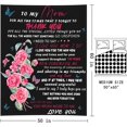 thumbnail image 5 of Mom Gift from Son Daughter Soft Flannel Blankets Flower Butterfly Throw Blankets Gift for Mothers Day Birthday Family Holiday 50"x 60", 5 of 6