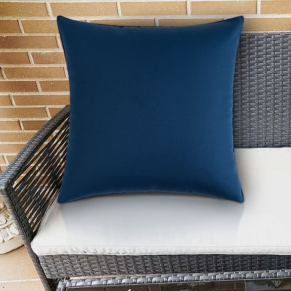 Outdoor Waterproof cushion wrap, Weather reinforced Patio Cushion wrap for Sofa seat, Modern Solid Color panel Throw Pillowcase 19.7x19.7in (cushion Insert Not Included)