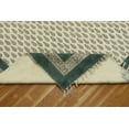 thumbnail image 6 of Casavani Handblock Printed Green Cotton Carpets Square Bedroom Dining Room Kitchen Area Rugs 9x9 feet, 6 of 6