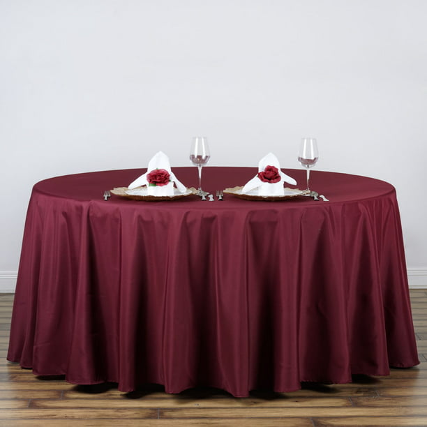 Balsacircle 120 Round Polyester, Round Tablecloth 120