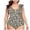 A51-Camouflage, variant on Women One Piece Swimsuit High Neck Plunge Ruched Tummy Control Bathing Suit(White,XXXL)