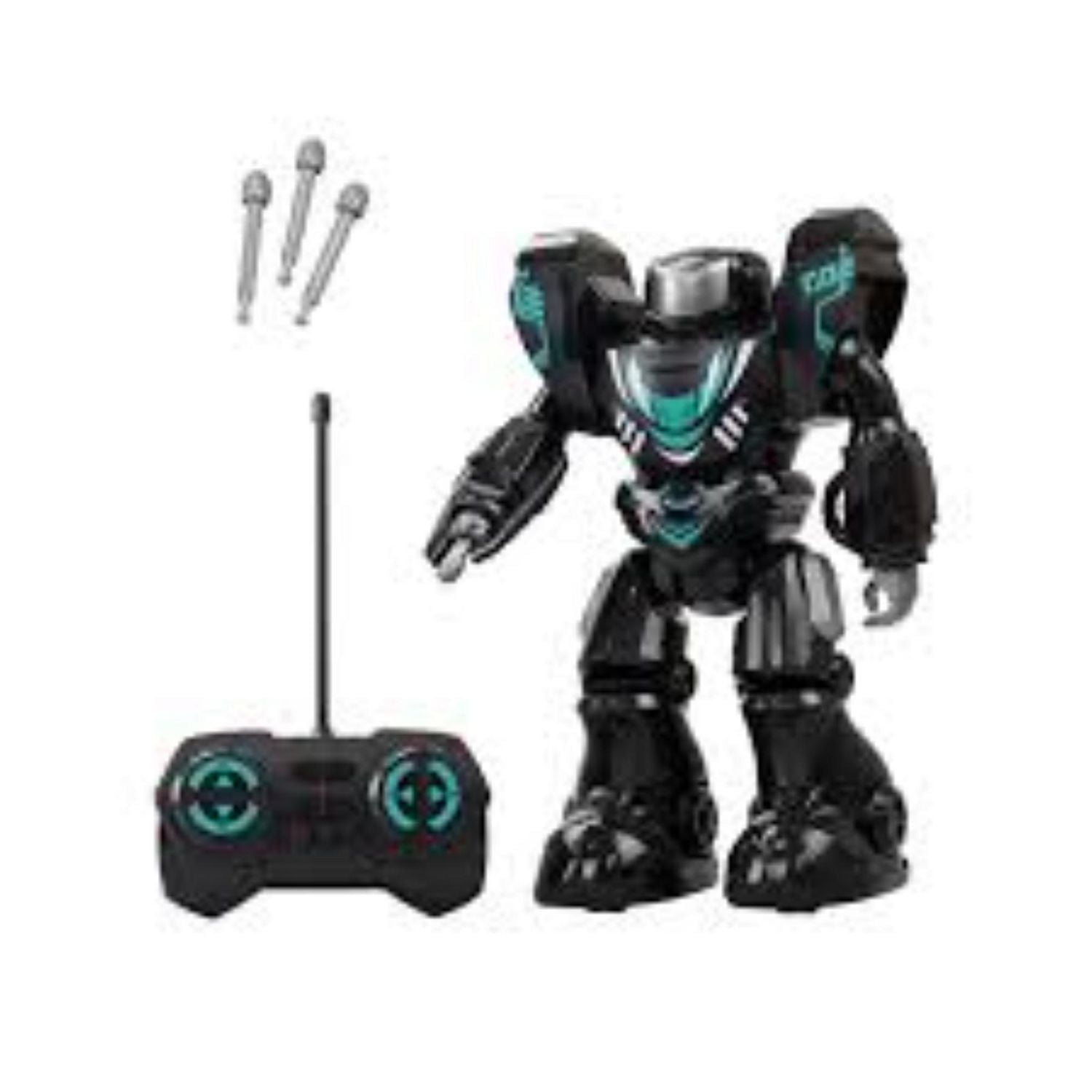 Robo Blast One Remote Control Robot with Dart Firing action, 1 pce - Black or White shipped at Random