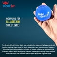 thumbnail image 5 of Bratla Wind Cricket Balls - Soft Training Practice Cricket Air Balls for Coaching Indoor & Outdoor - Pack of 6, 5 of 8