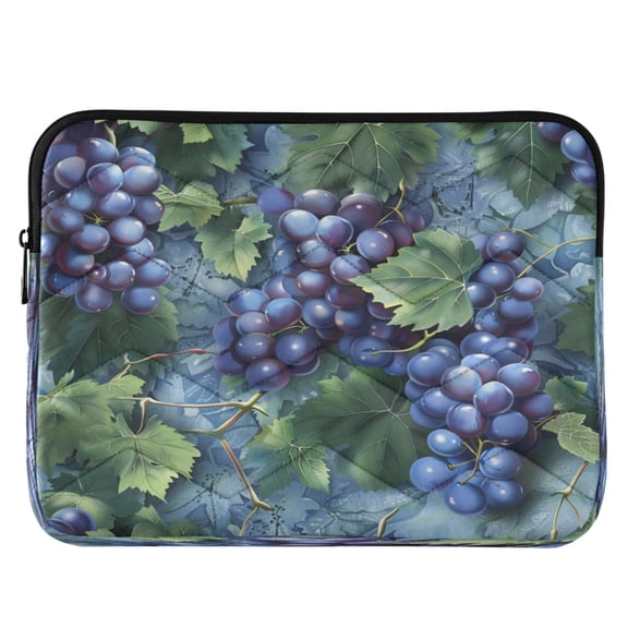 ALAZA Grapes and Leaves Pattern Laptop Sleeve Case for 13-14 Inch Computer Cover Bag Medium