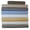 Blue, variant on Wrinkle Sheets, 650 Thread Count, Cotton Blend Sheet Set, Striped, Extra Deep Pocket, King, White