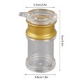 thumbnail image 4 of Riousery Premium Acrylic Transparent and Gold Oil Dispenser Bottle (Small / 3.5 inches), Leak-Proof Soy Sauce Vinegar Pot for Kitchen, Restaurant and Bar Use, 4 of 9