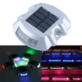 thumbnail image 1 of Luces solares de picos para carretera con carga inteligente - IP68 Impermeable, intermitente y modos constantes para la seguridad en entradas, jardines y garajes, 1 of 6