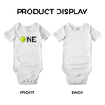 thumbnail image 3 of 1st Birthday Tennis First Birthday Funny Baby Girl Boys Romper, 3 of 5